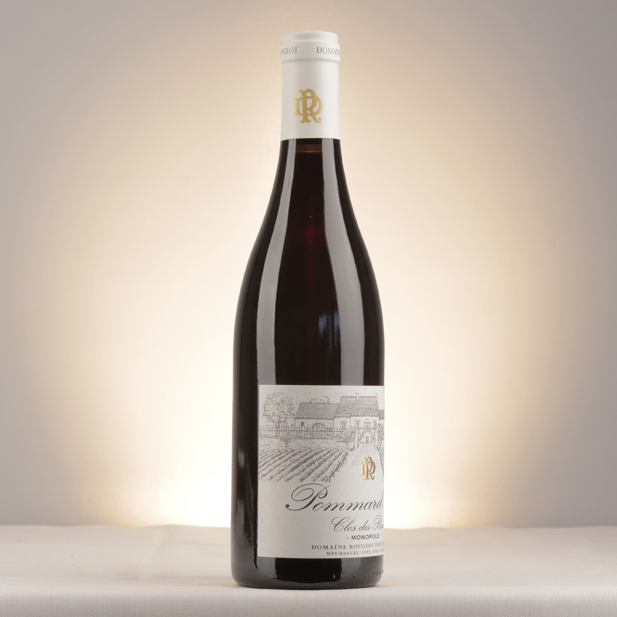 Domaine Rougeot Pommard Clos des Roses 2018 Bottle label