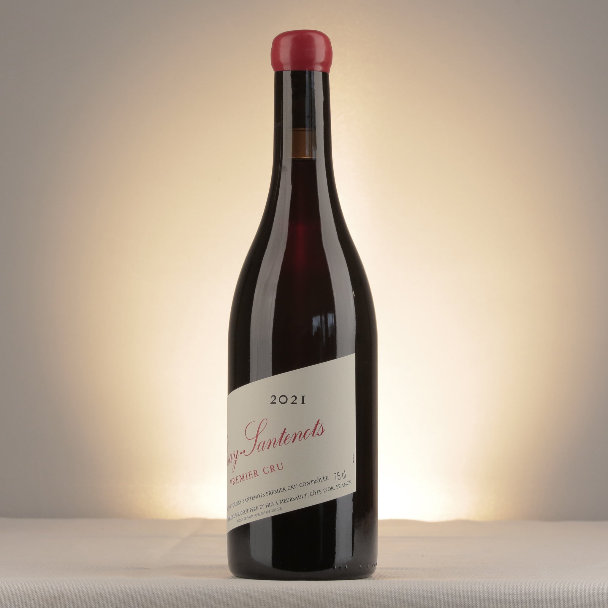 Domaine Rougeot Volnay 1er Cru Santenots 2021 Bottle detail