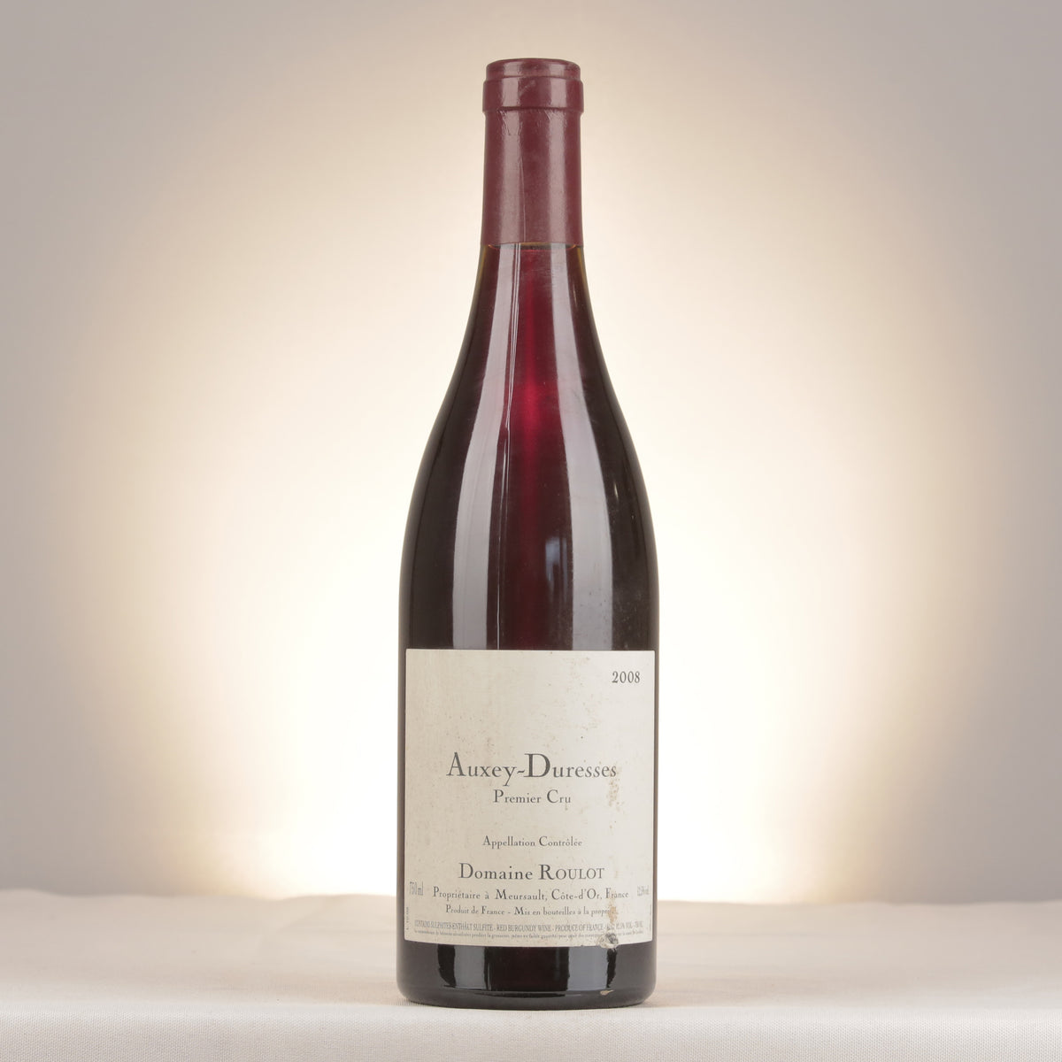 Domaine Roulot Auxey-Duresses 1er Cru 2008 Bottle front