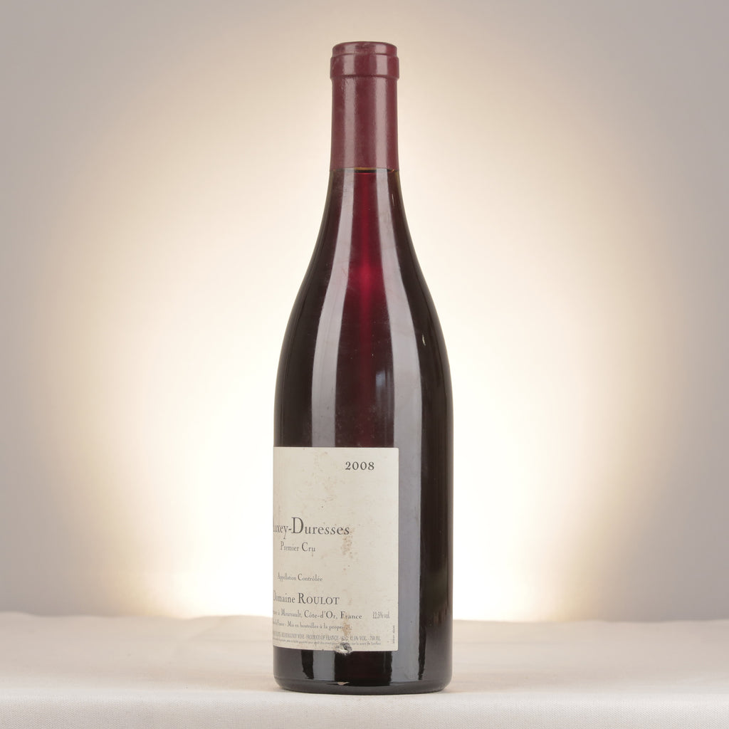 Domaine Roulot Auxey-Duresses 1er Cru 2008 Bottle turned left