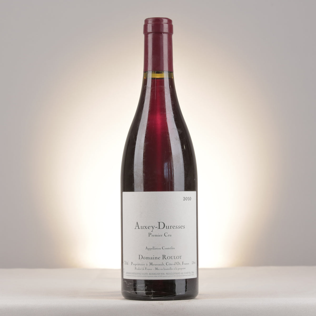 Roulot Auxey-Duresses 1er Cru 2010 Bottle front
