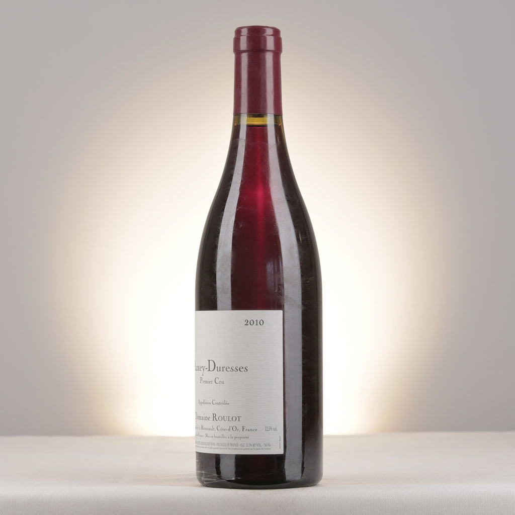 Roulot Auxey-Duresses 1er Cru 2010 Bottle turned left