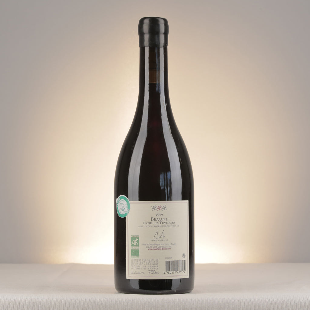 Domaine Tawse Beaune 1er Cru Les Tuvilains 2019 Bottle back