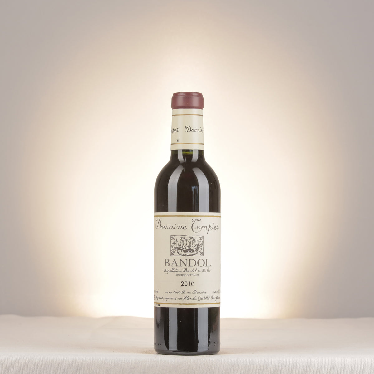 Domaine Tempier Bandol 2010 Half-Bottle front