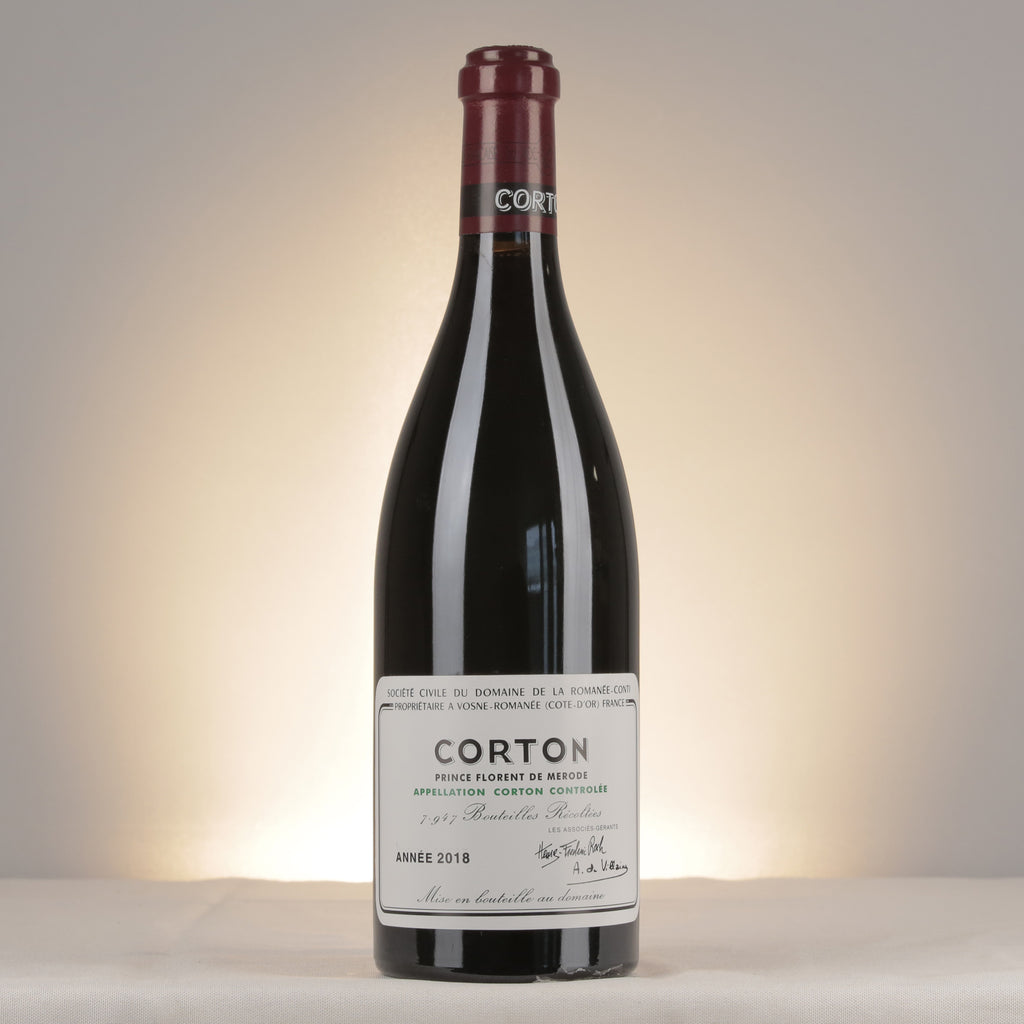Domaine de la Romanée-Conti Corton Grand Cru 2018 Bottle front