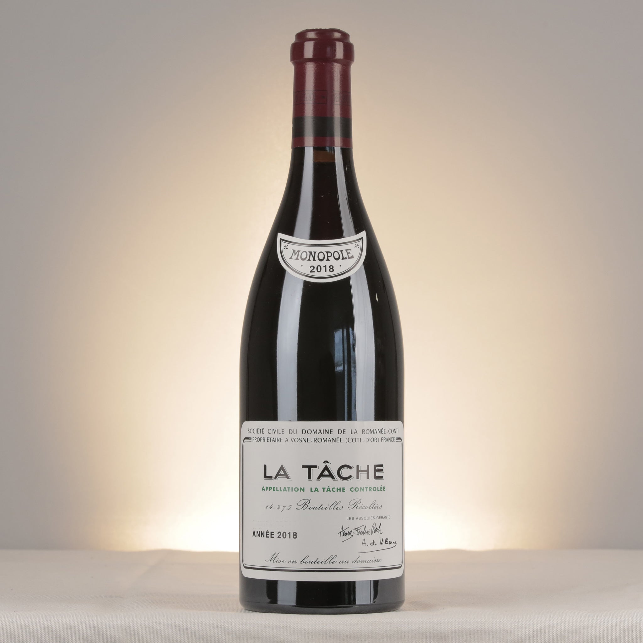 Domaine de la Romanée-Conti La Tâche Grand Cru 2018 – Dynamic Cellars