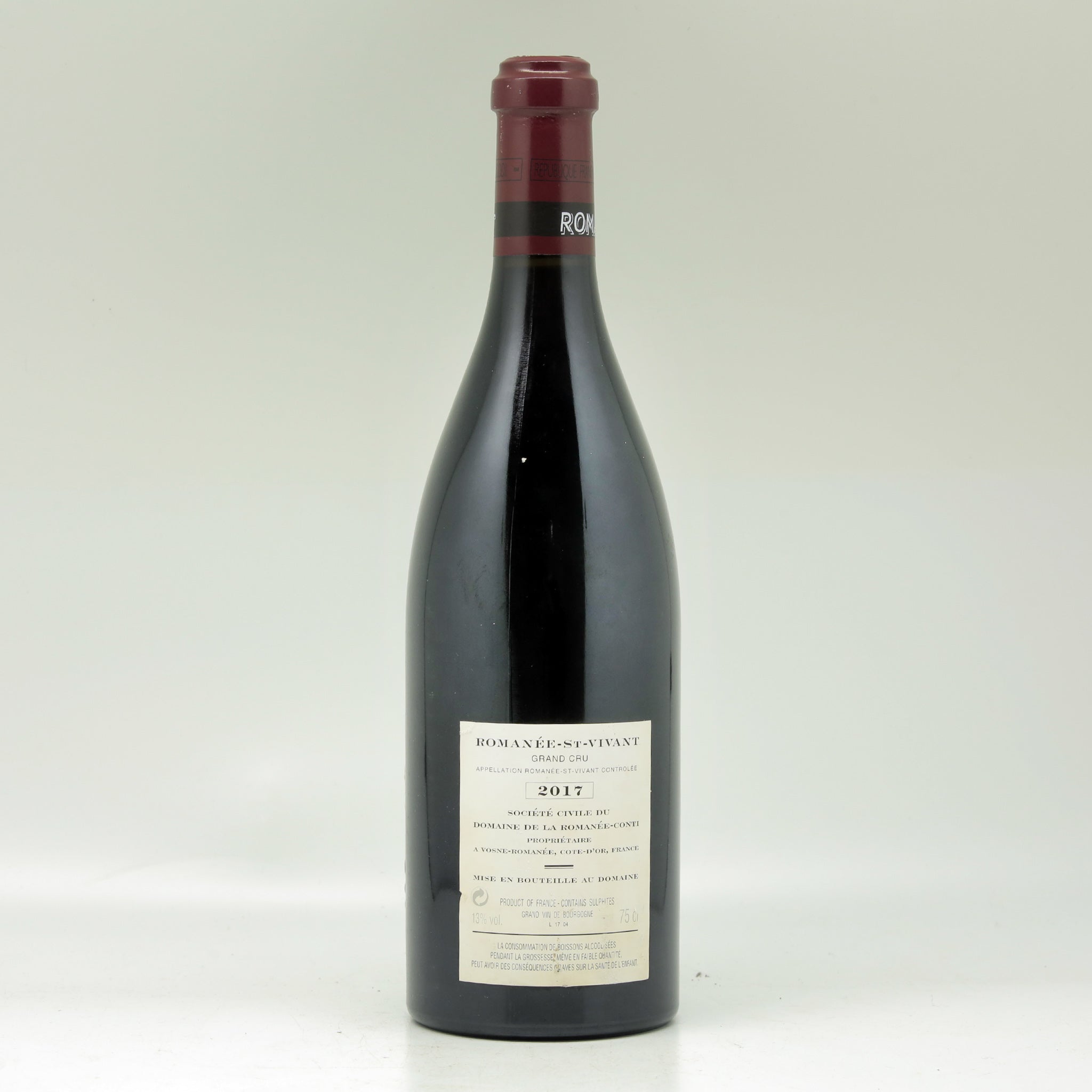 Domaine de la Romanée-Conti Romanée-Saint-Vivant Grand Cru 2017 Red wine Bottle
