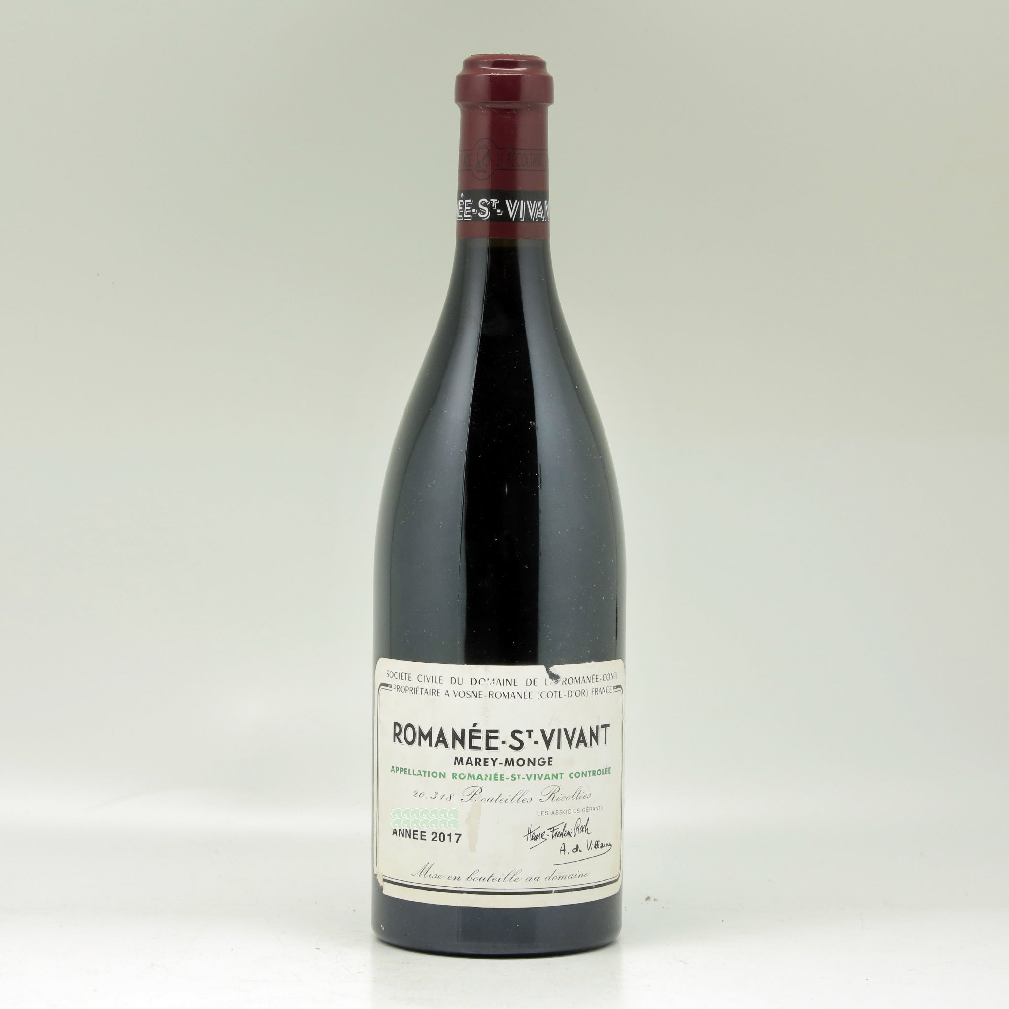 Domaine de la Romanée-Conti Romanée-Saint-Vivant Grand Cru 2017 Red wine Bottle