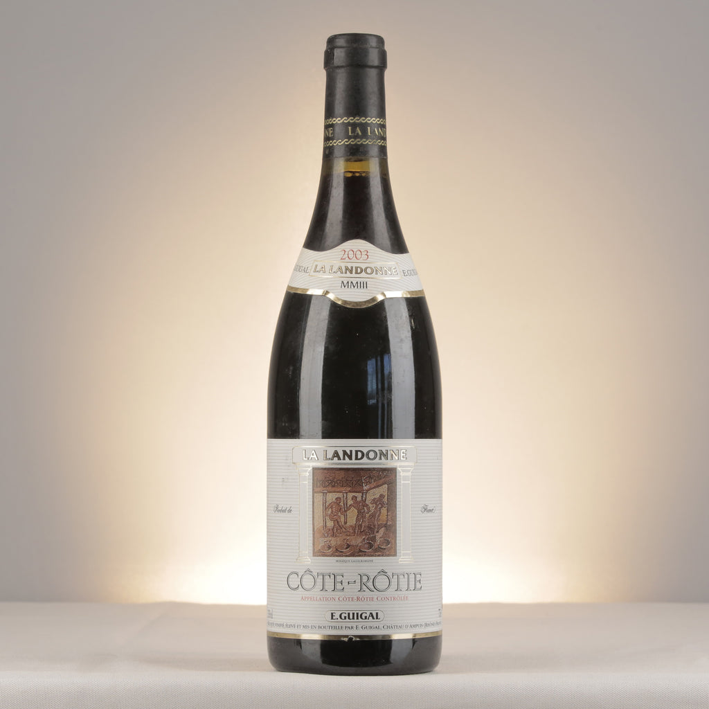E. Guigal Cote Rotie La Landonne 2003 Bottle front