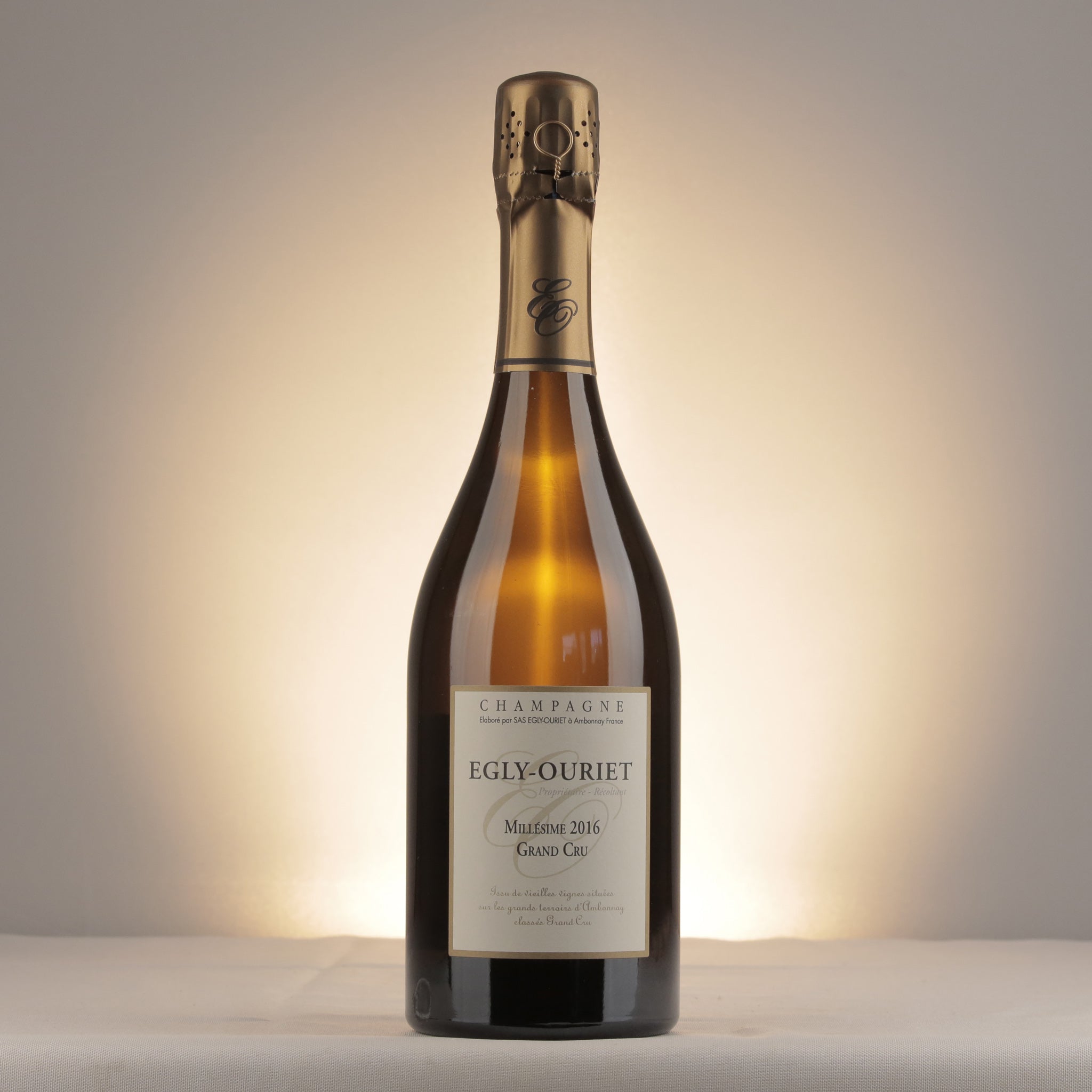 Champagne Egly-Ouriet Extra-Brut Millésime 2016 Bottle front