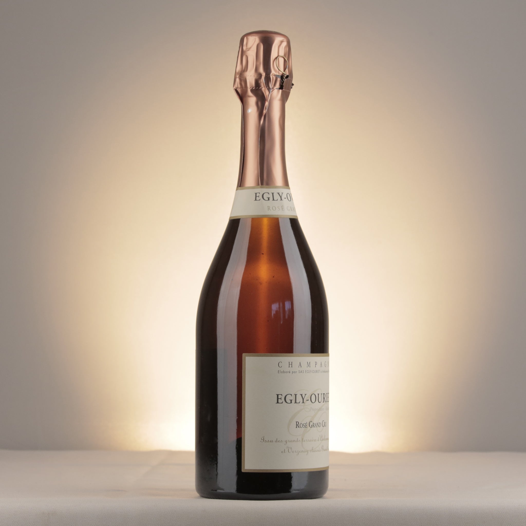 Champagne Egly-Ouriet Extra Brut Rosé Grand Cru NV Bottle label