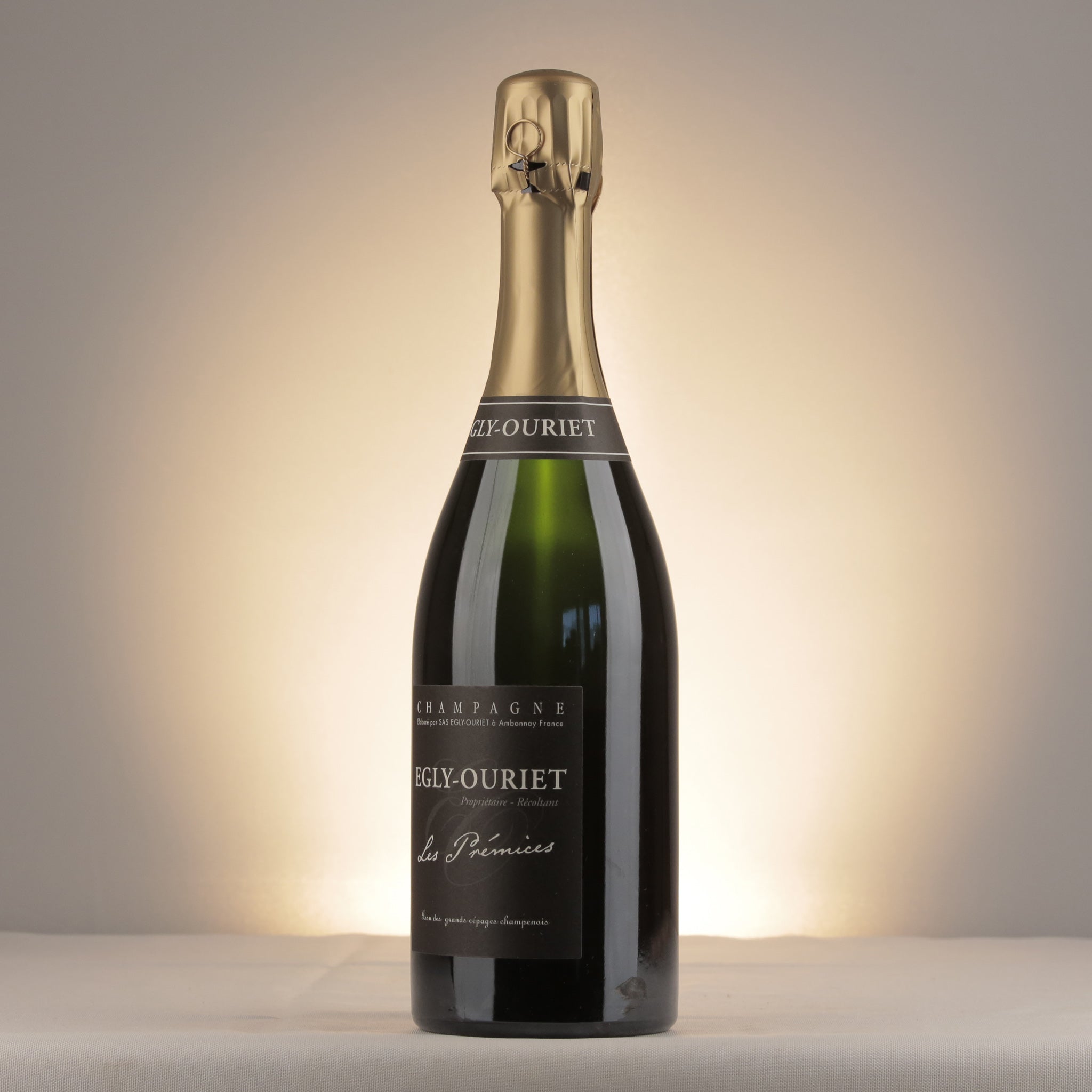 Champagne Egly-Ouriet Les Premices Extra Brut Champagne NV Bottle detail