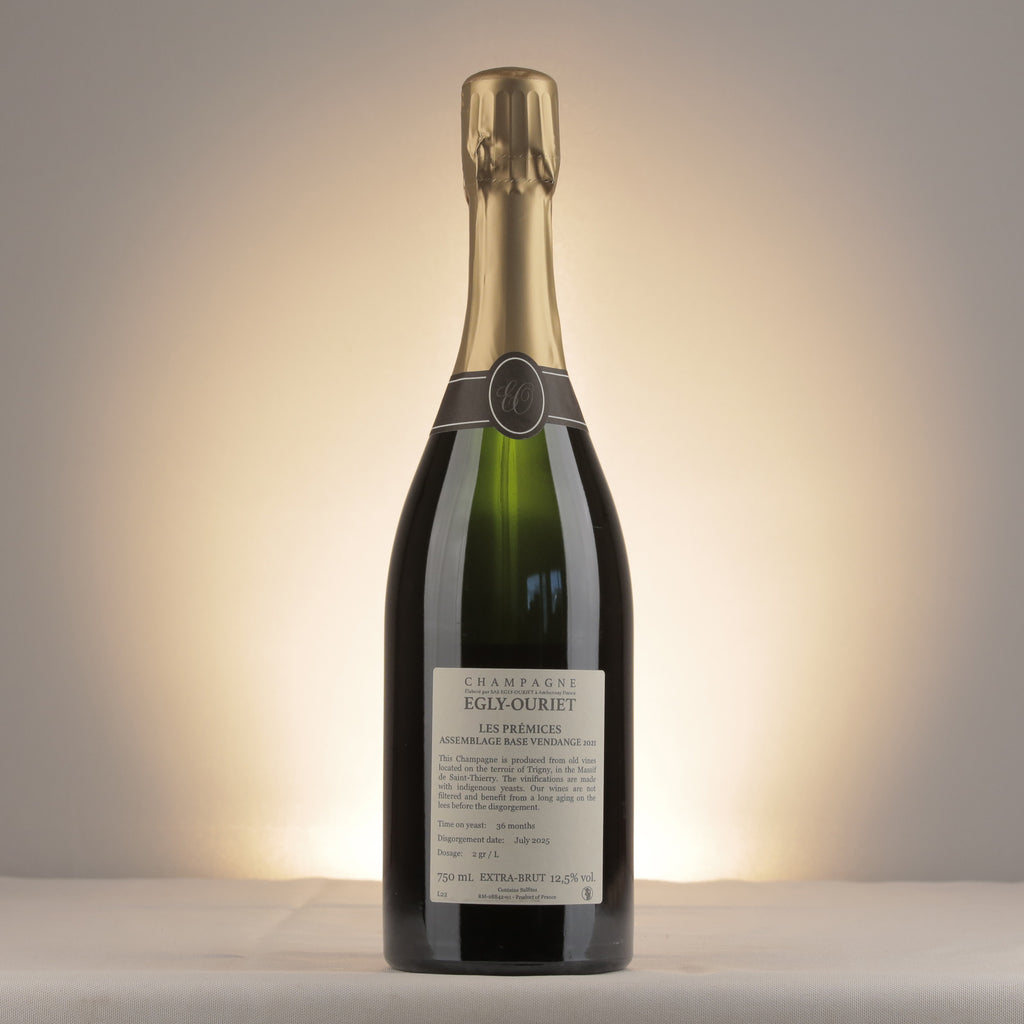 Champagne Egly-Ouriet Les Premices Extra Brut Champagne NV Bottle back