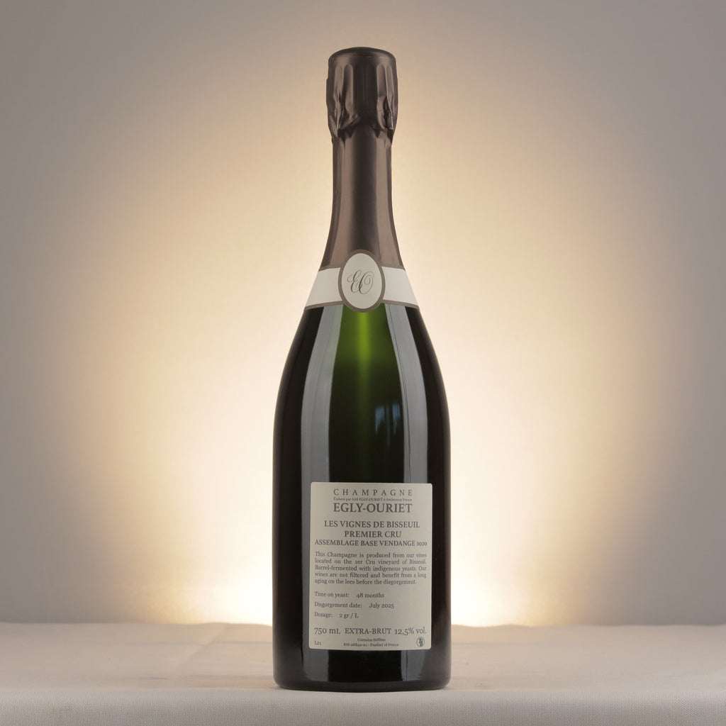 Champagne Egly-Ouriet Les Vignes de Bisseuil 1er Cru NV Bottle back