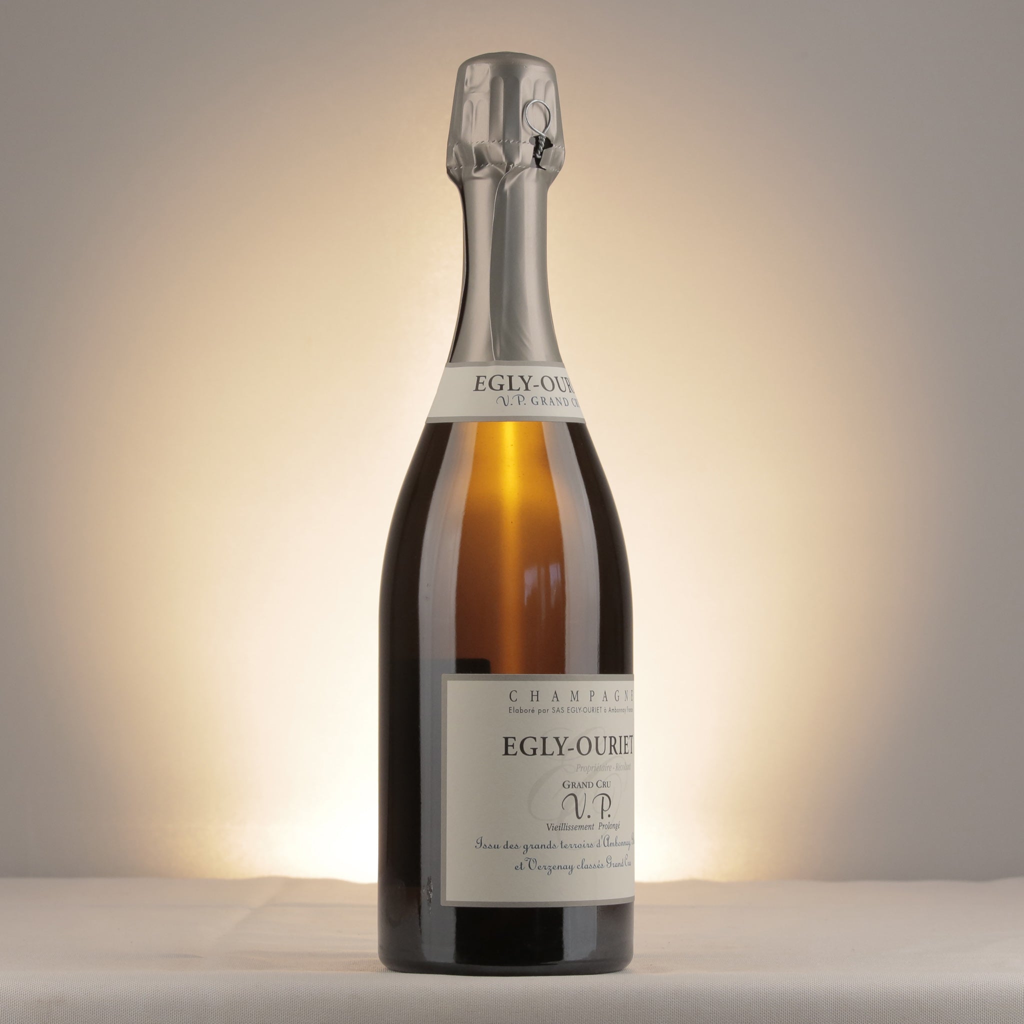 Champagne Egly-Ouriet V.P. Vieillissement Prolongé Extra Brut Grand Cru NV Bottle label