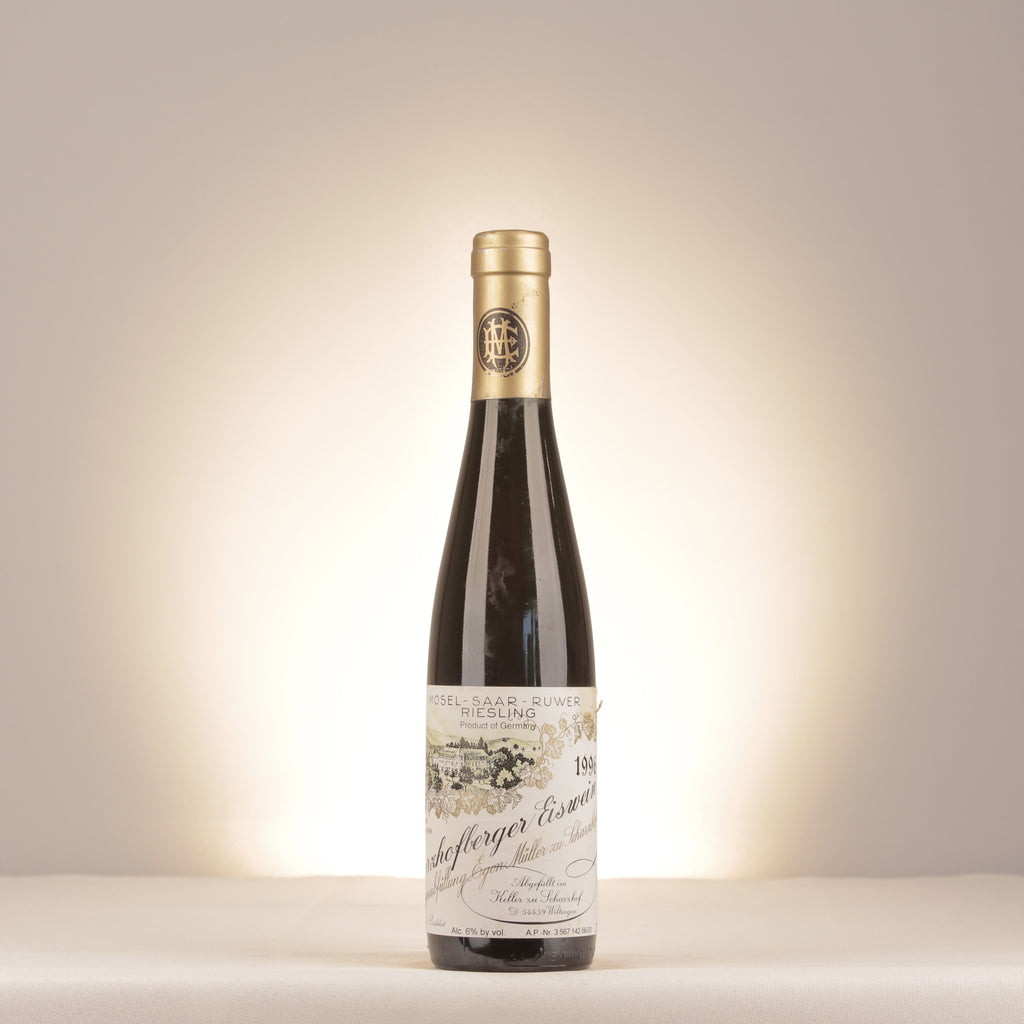 Egon Muller Scharzhofberger Riesling Eiswein Mosel 1996 Half-Bottle front