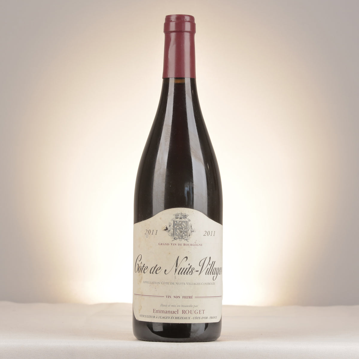 Emmanuel Rouget Côte de Nuits-Villages 2011 Bottle front