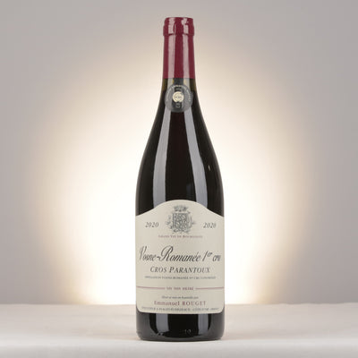 Emmanuel Rouget Cros Parantoux Vosne-Romanée 1er Cru 2020 Bottle front