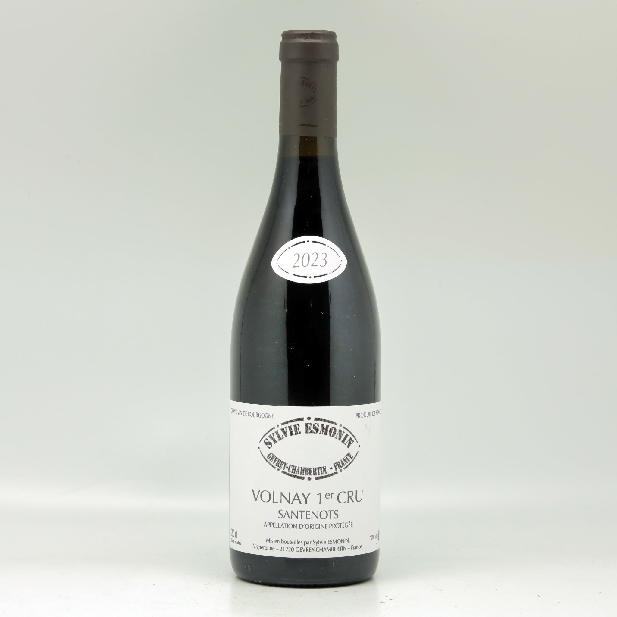Domaine Sylvie Esmonin Volnay Santenots 1er Cru 2023 Red wine Bottle