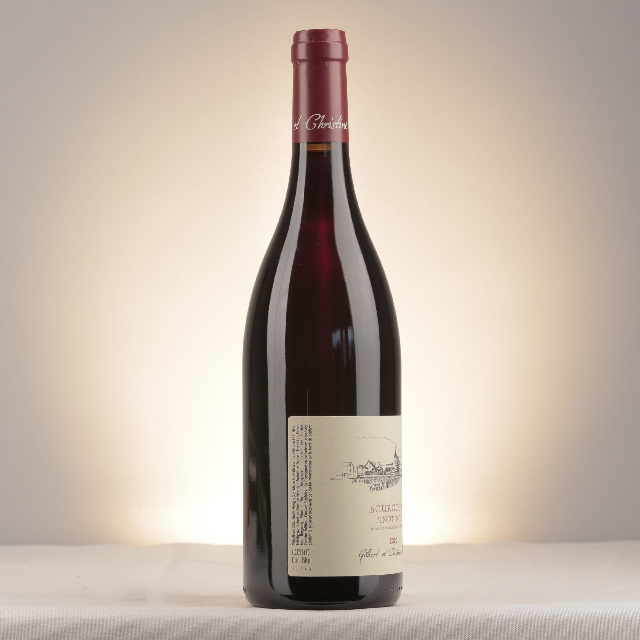 Felettig Bourgogne Pinot Noir 2023 Bottle label