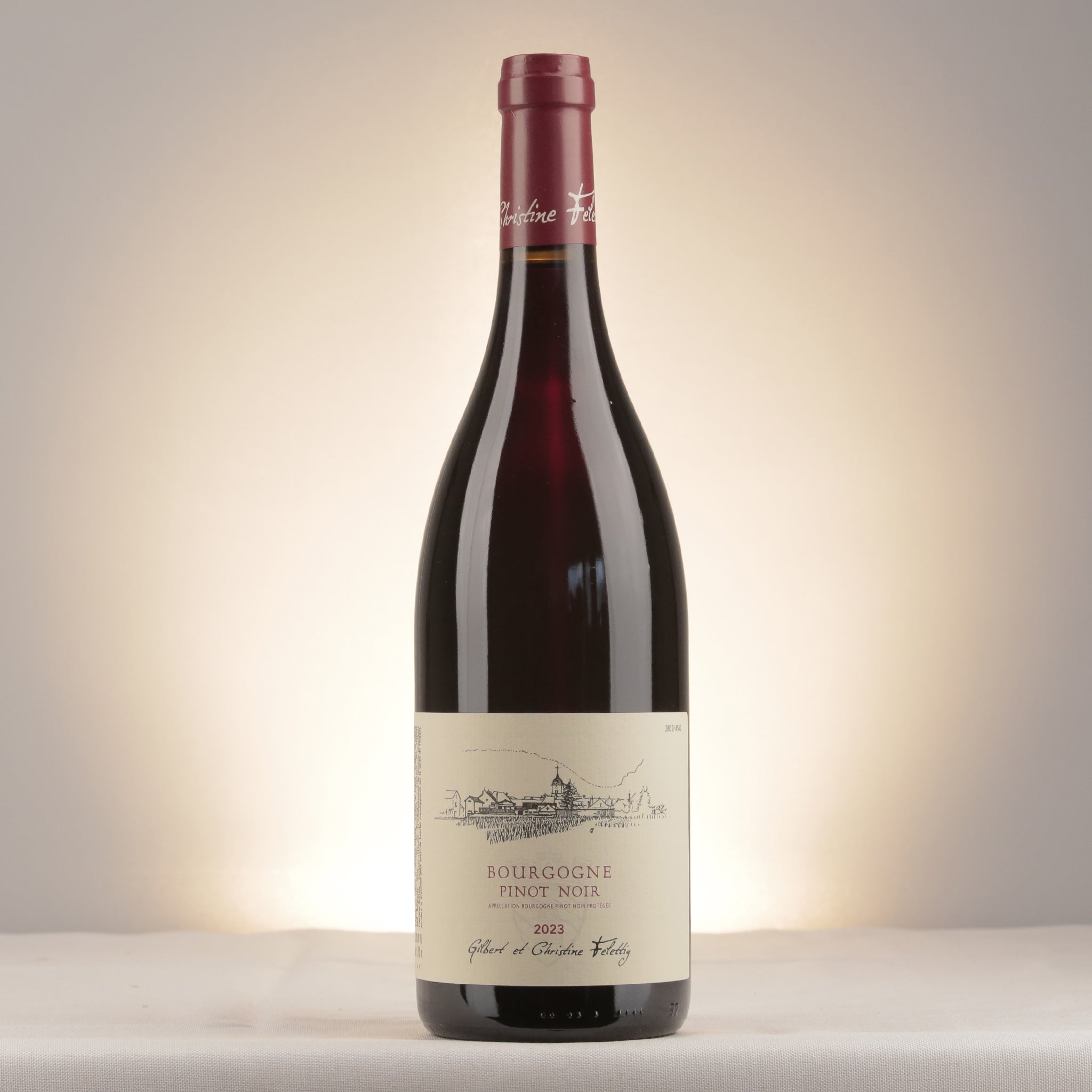 Felettig Bourgogne Pinot Noir 2023 Bottle front
