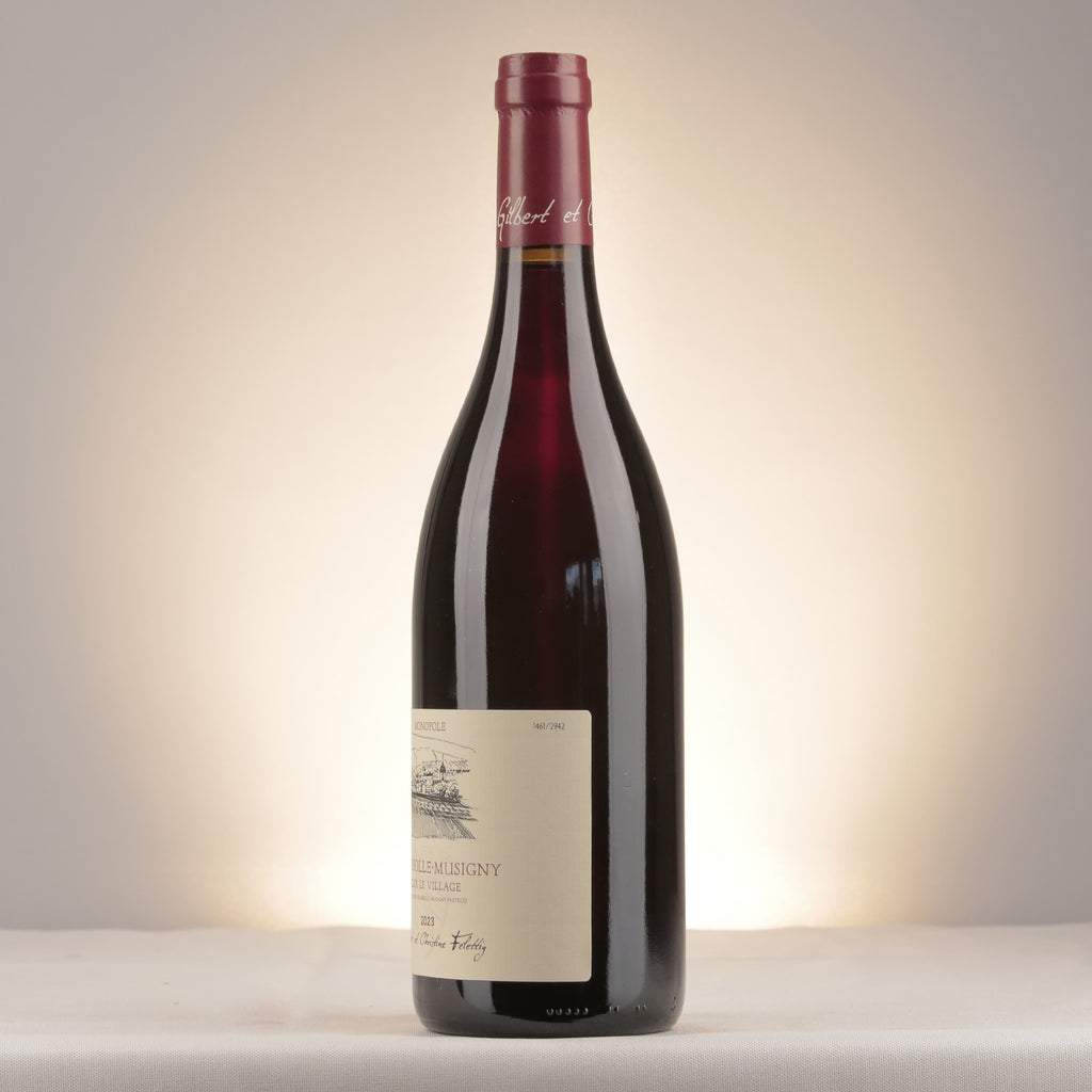 Felettig Chambolle-Musigny Clos Le Village 2023 Bottle label