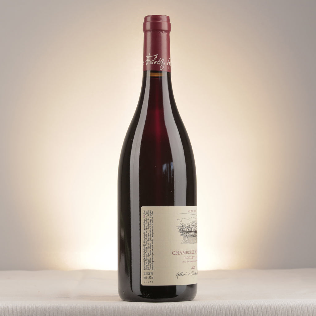 Felettig Chambolle-Musigny Clos Le Village 2023 Bottle back