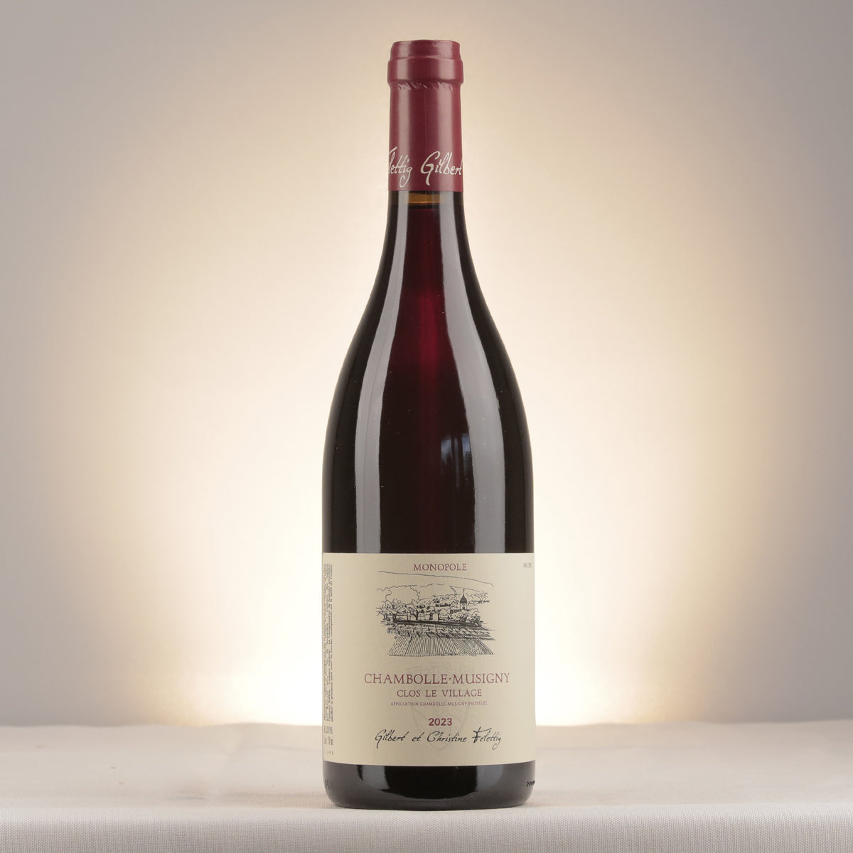 Felettig Chambolle-Musigny Clos Le Village 2023 Bottle front