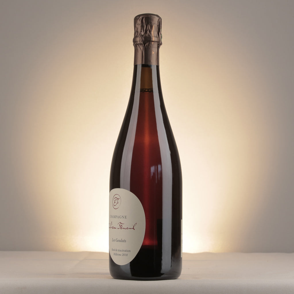 Champagne Feneuil Émilien Champagne Les Goulats Rosé de Macération 2018 Bottle detail
