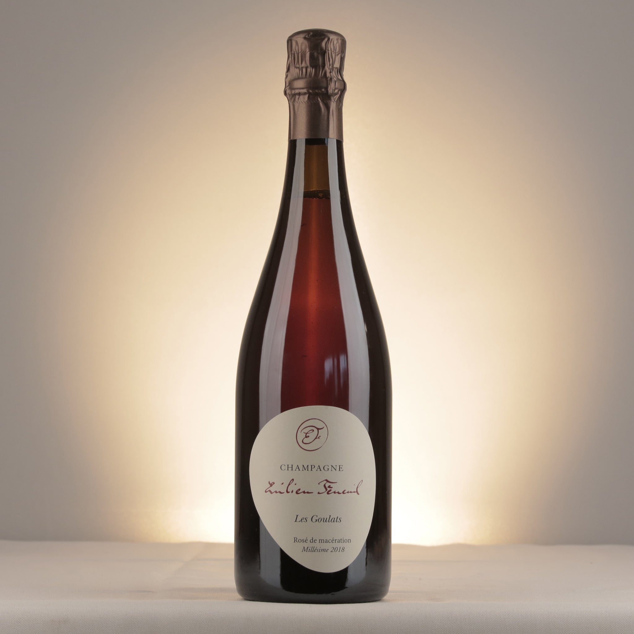 Champagne Feneuil Émilien Champagne Les Goulats Rosé de Macération 2018 Bottle front
