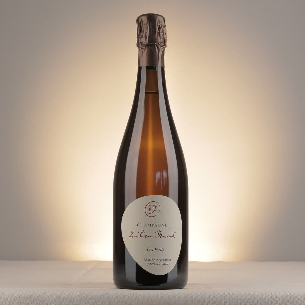 Champagne Feneuil Émilien Les Puits Rose de Macération 1er Cru Champagne 2018 Bottle front