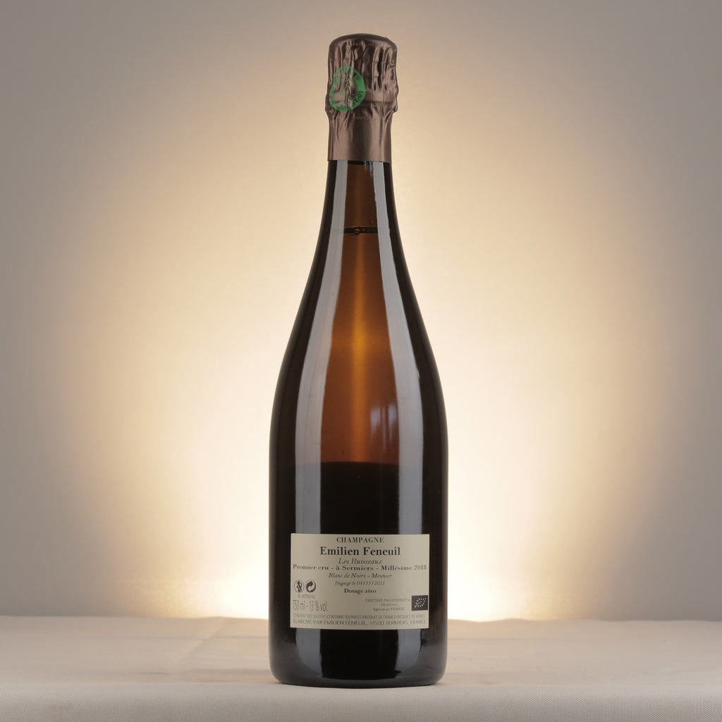 Champagne Feneuil Émilien Les Ruisseaux Champagne 2018 Bottle back