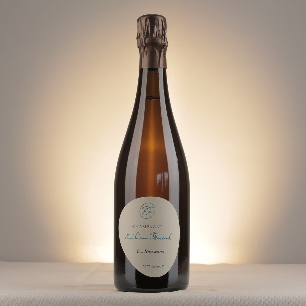 Champagne Feneuil Émilien Les Ruisseaux Champagne 2018 Bottle front