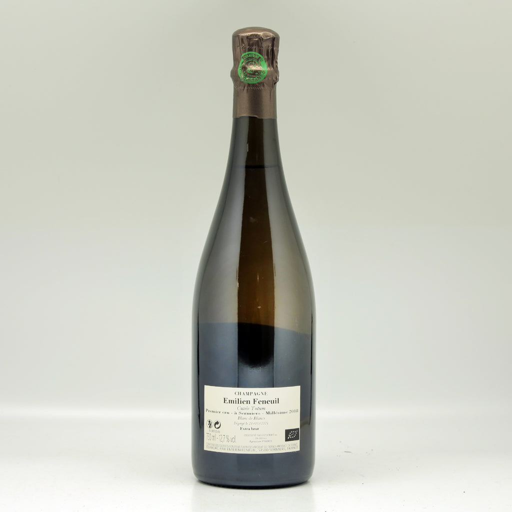 Champagne Feneuil Émilien Totum Blanc de Blancs 1er Cru 2018 Champagne Bottle