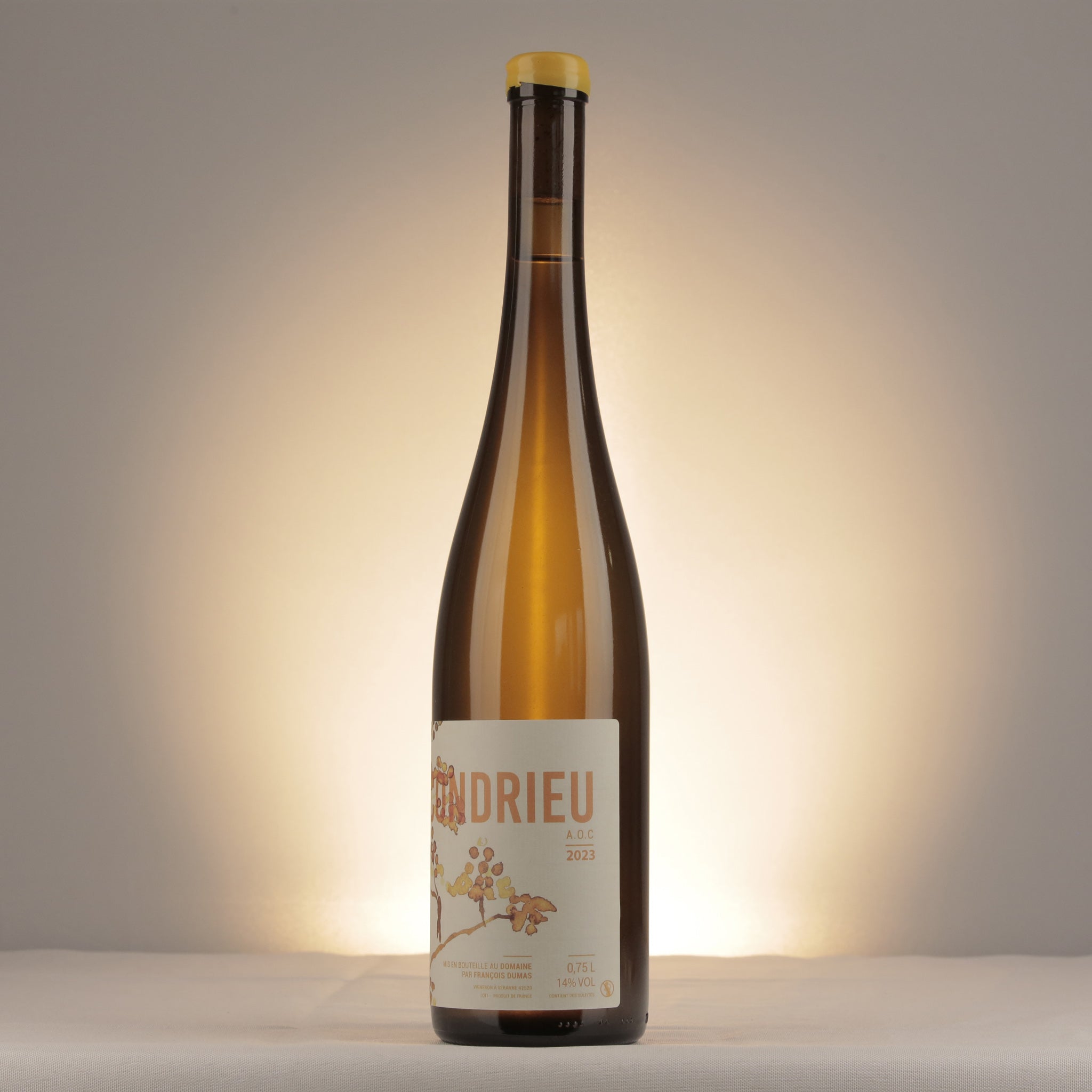 François Dumas Condrieu 2023 Bottle detail