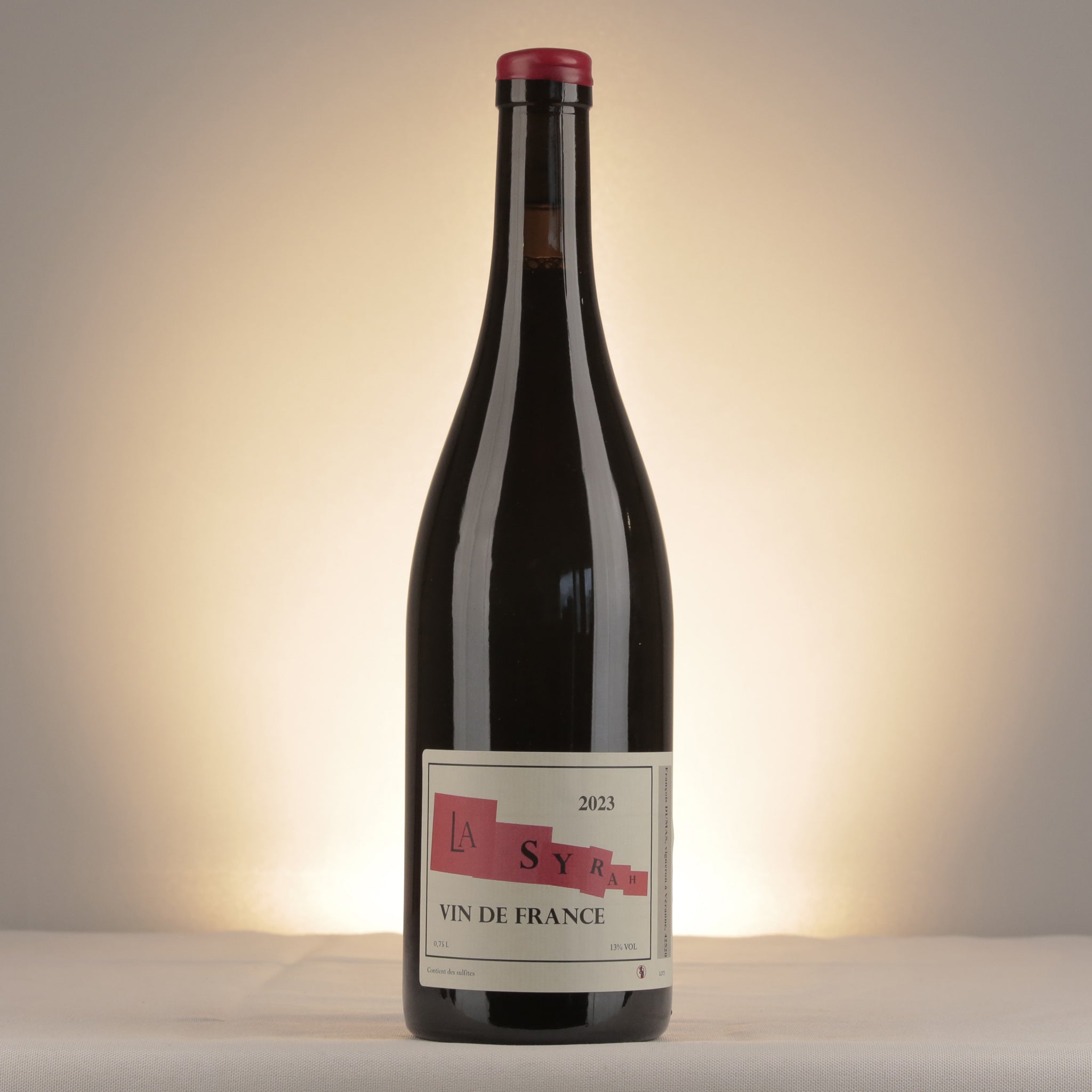 François Dumas La Syrah VdF 2023 Bottle front