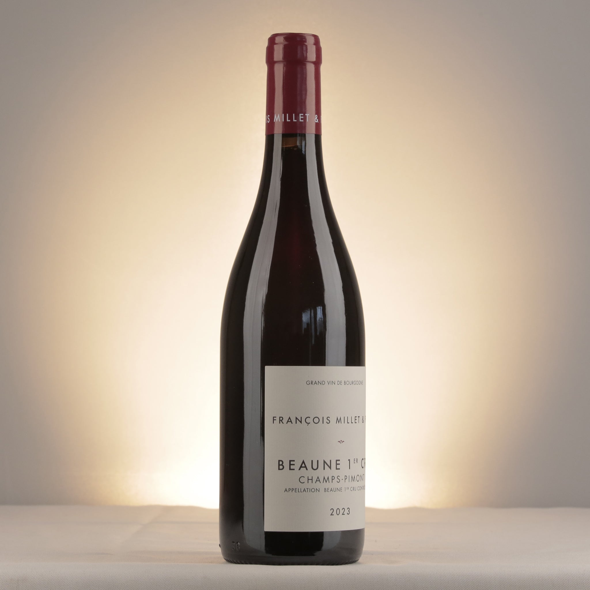 François Millet & Fils Beaune 1er Cru Champs Pimont 2023 Bottle label