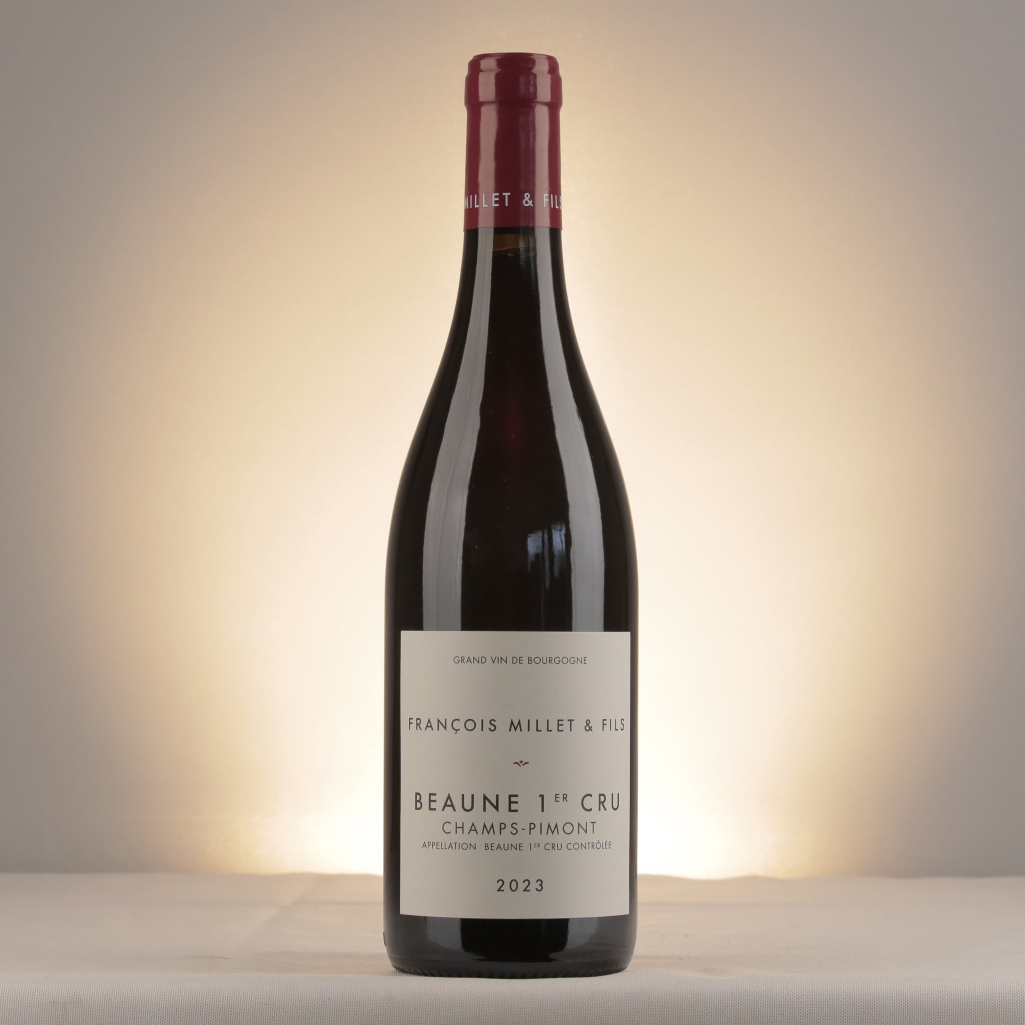 François Millet & Fils Beaune 1er Cru Champs Pimont 2023 Bottle front