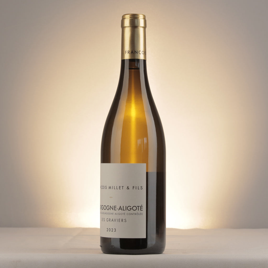 François Millet & Fils Bourgogne Aligoté Les Graviers 2023 Bottle detail