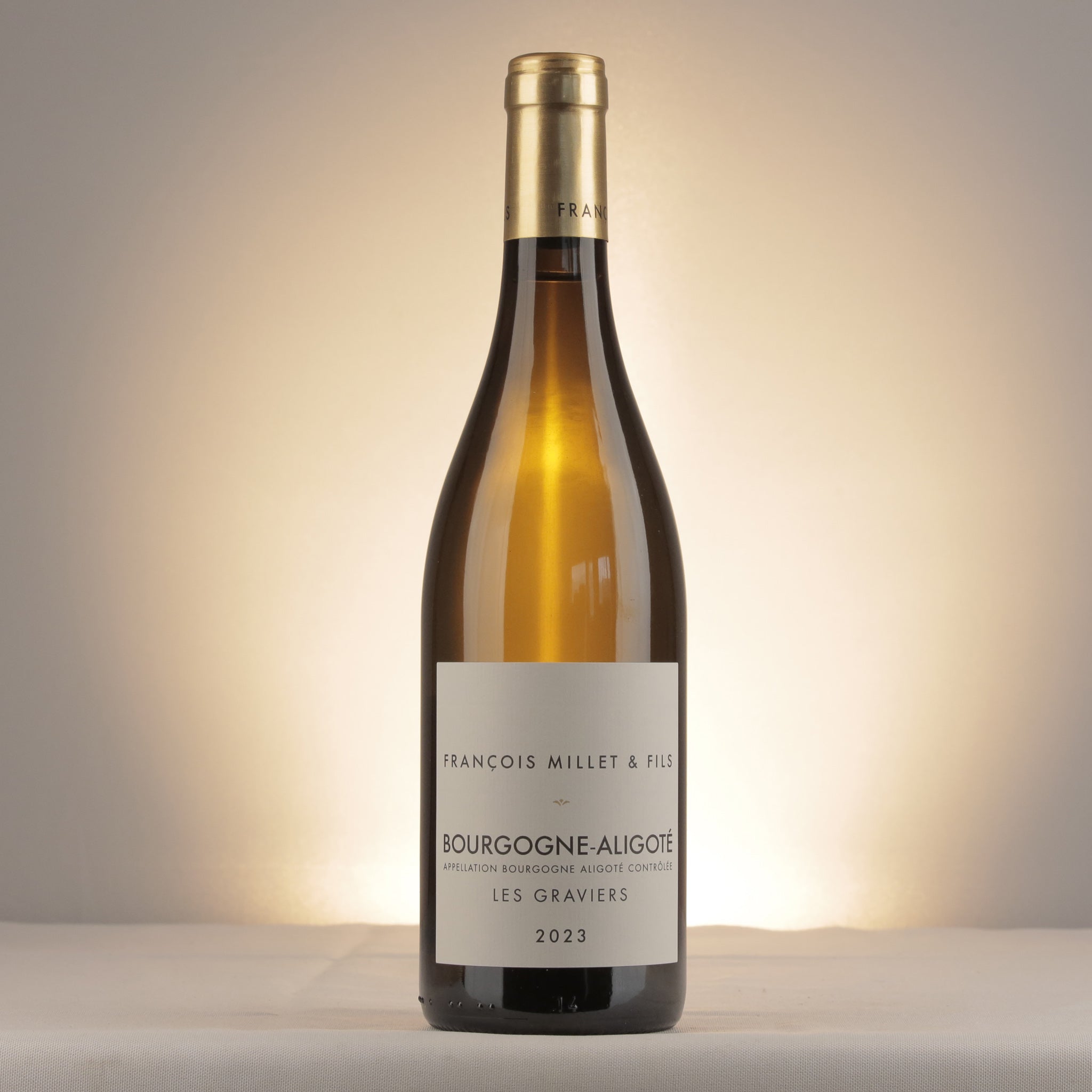 François Millet & Fils Bourgogne Aligoté Les Graviers 2023 Bottle front