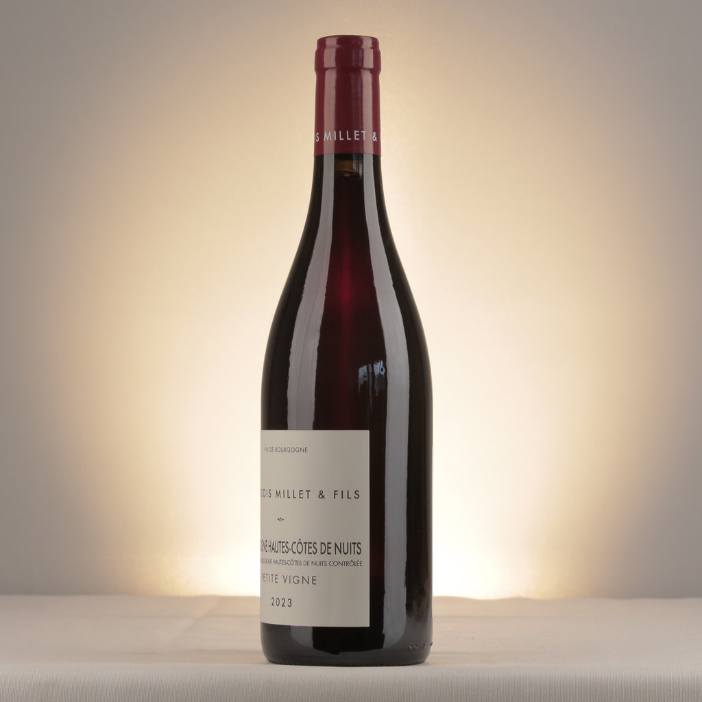 François Millet & Fils Bourgogne Haute-Côte de Nuits Petite Vigne 2023 Bottle detail