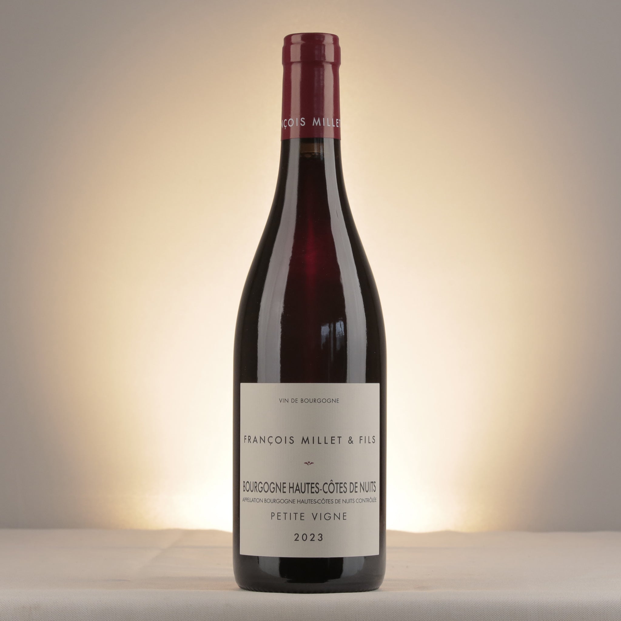 François Millet & Fils Bourgogne Haute-Côte de Nuits Petite Vigne 2023 Bottle front