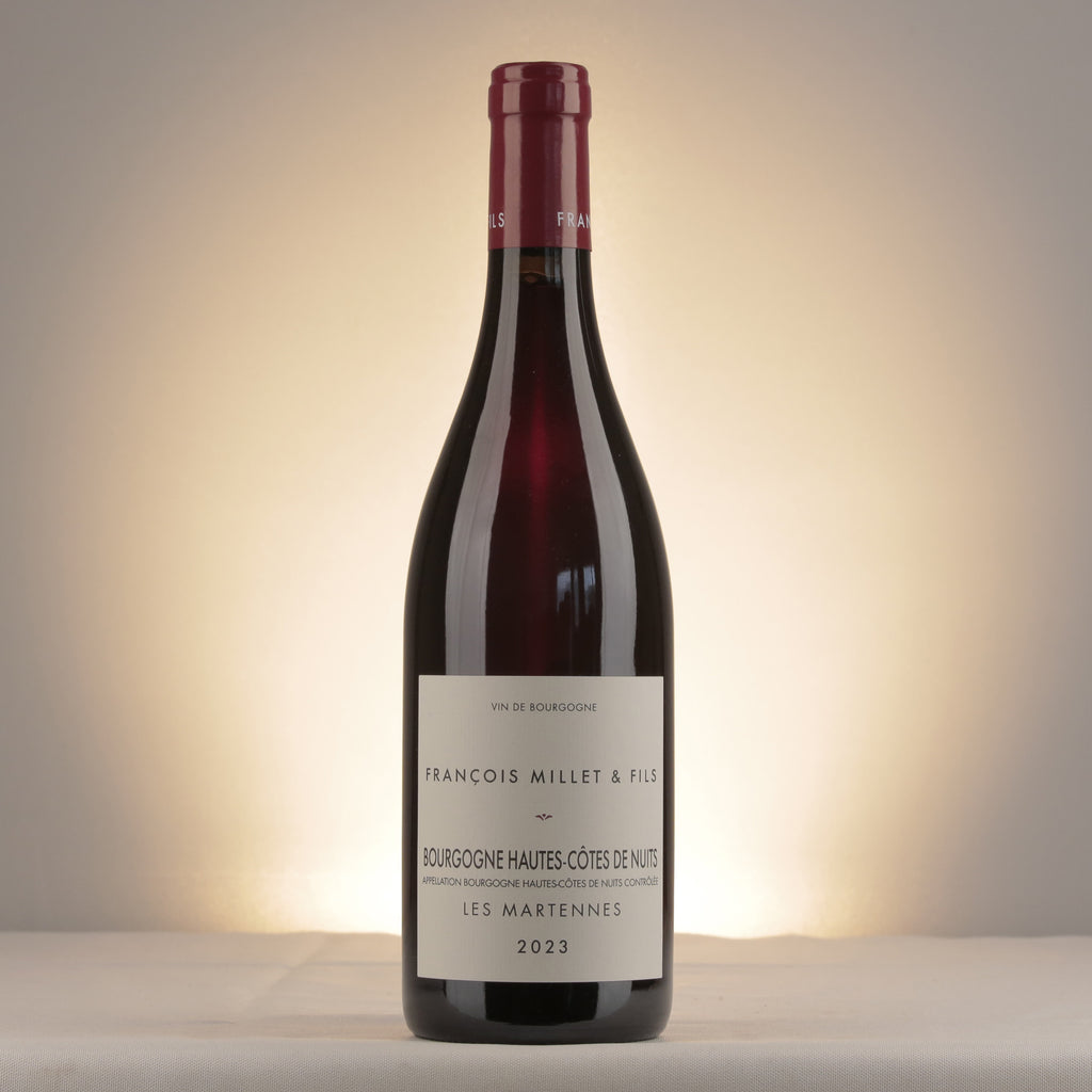 François Millet & Fils Bourgogne Hautes Côtes de Nuits Les Martennes Rouge 2023 Bottle front