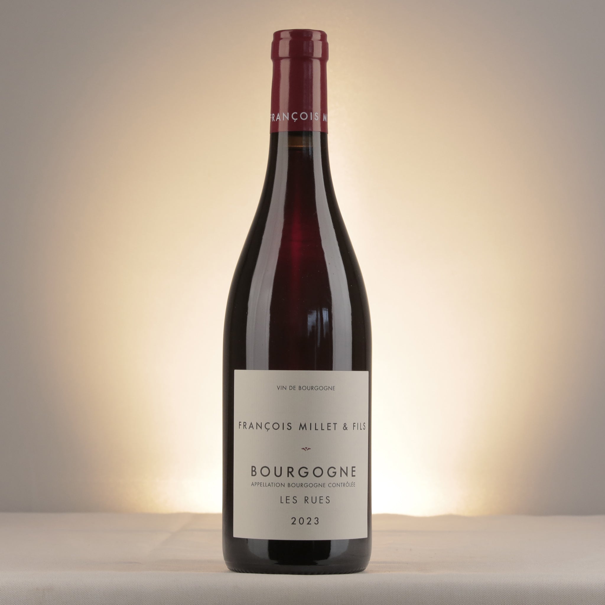 François Millet & Fils Bourgogne Les Rues 2023 Bottle front