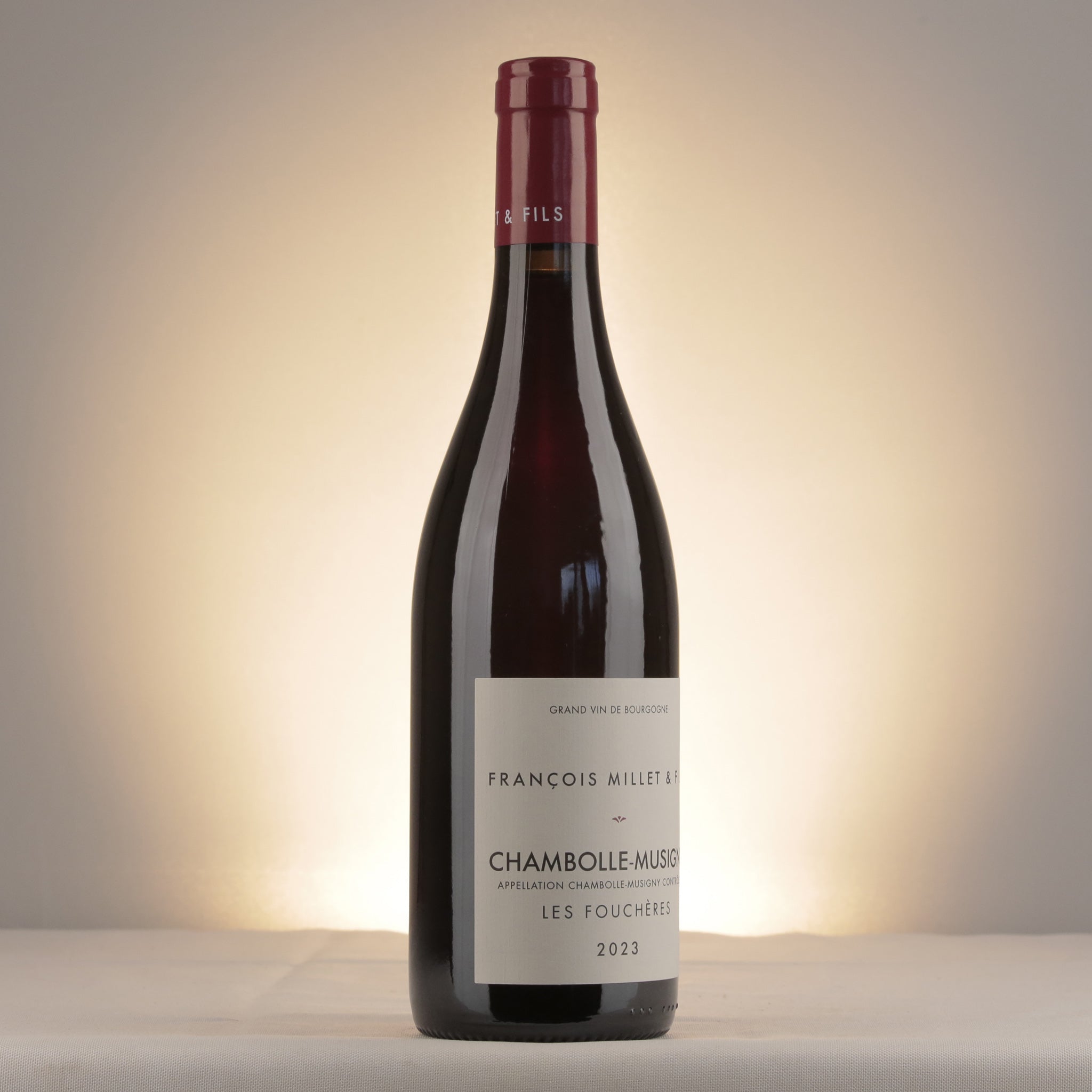 François Millet & Fils Chambolle-Musigny Les Fouchères 2023 Bottle label