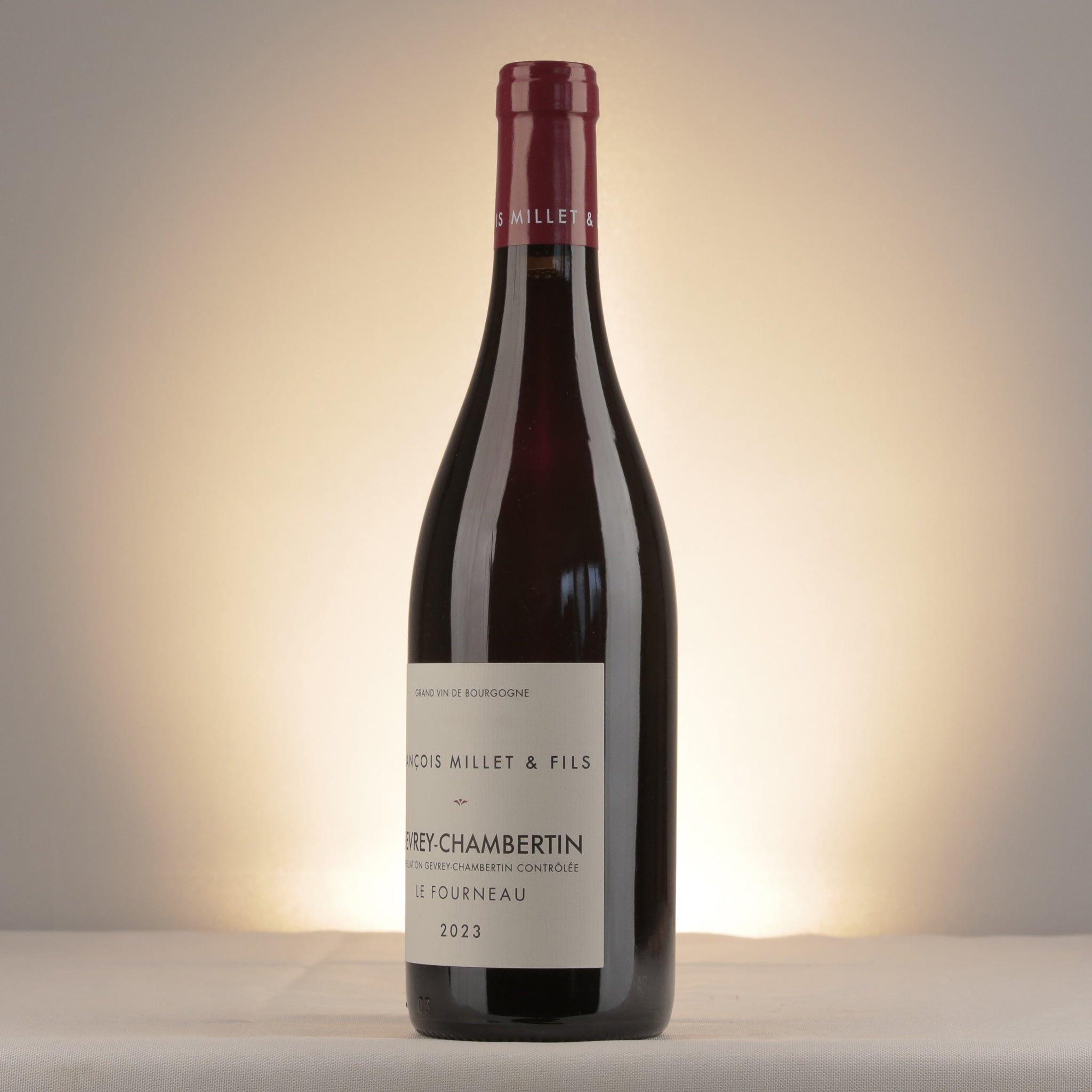 François Millet & Fils Gevrey-Chambertin Le Fourneau 2023 Bottle detail