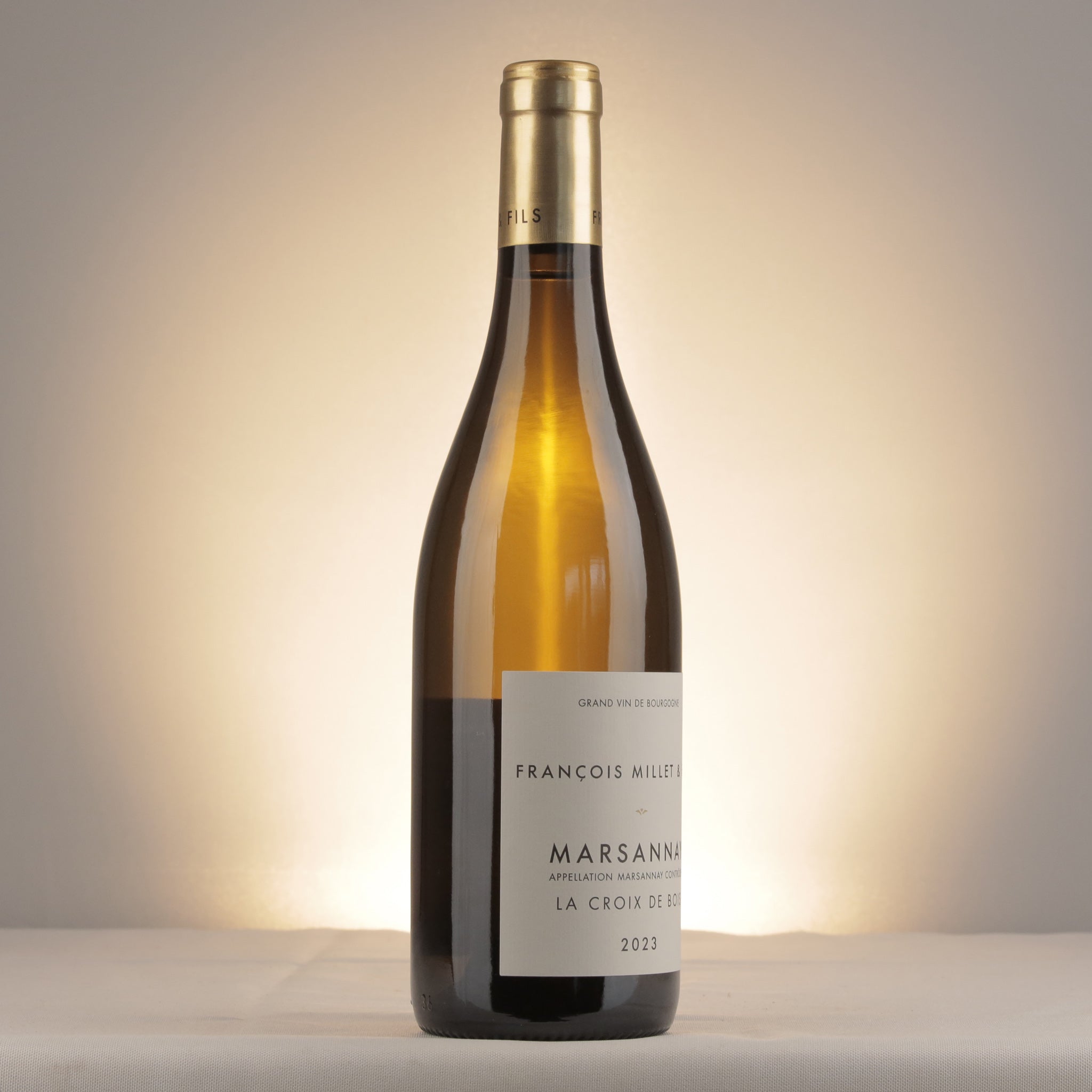 François Millet & Fils Marsannay La Croix de Bois Blanc 2023 Bottle label