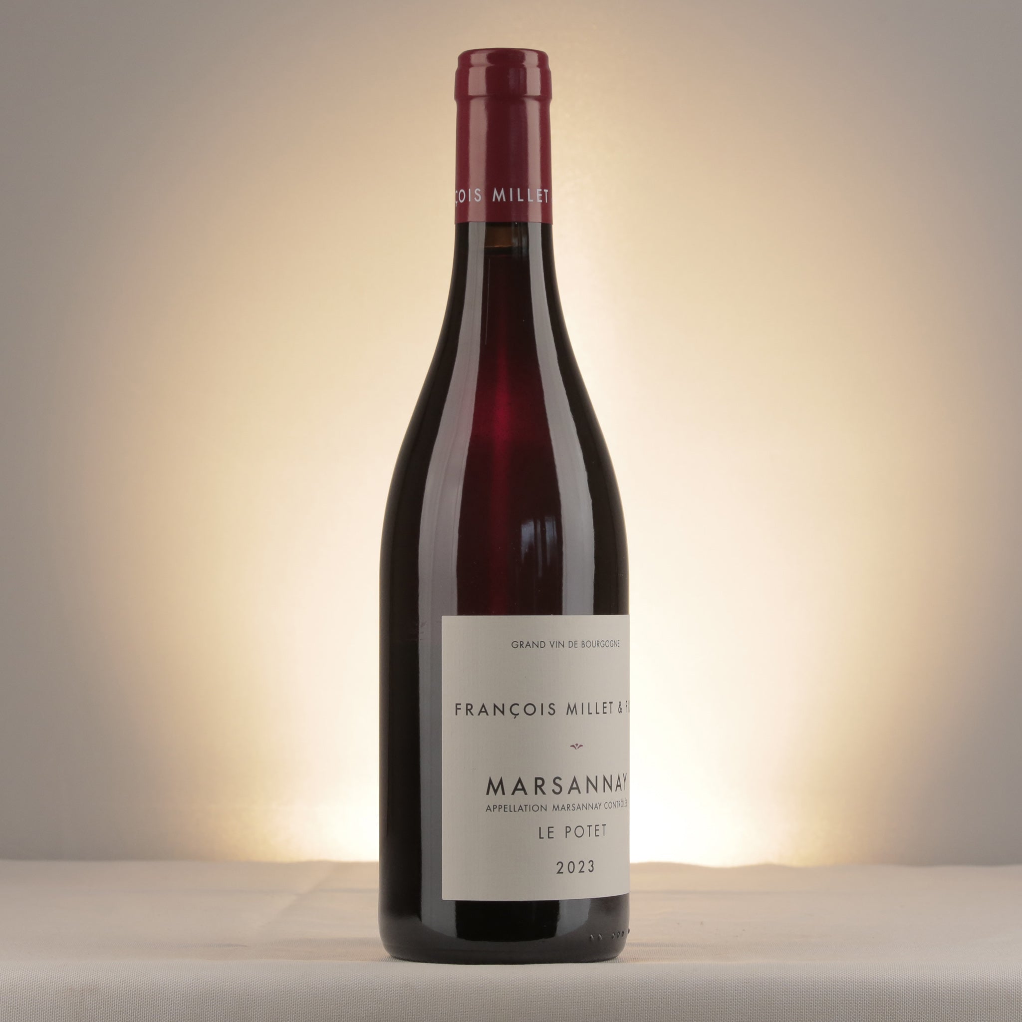 François Millet & Fils Marsannay Le Potet Rouge 2023 Bottle label