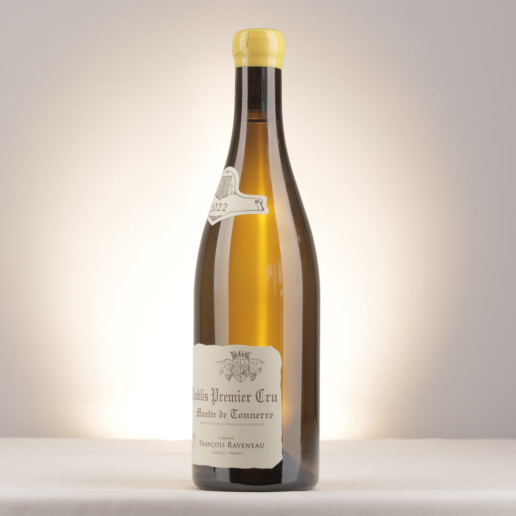 François Raveneau Chablis 1er Cru Montée de Tonnerre 2022 Bottle turned left (lot f9e7)