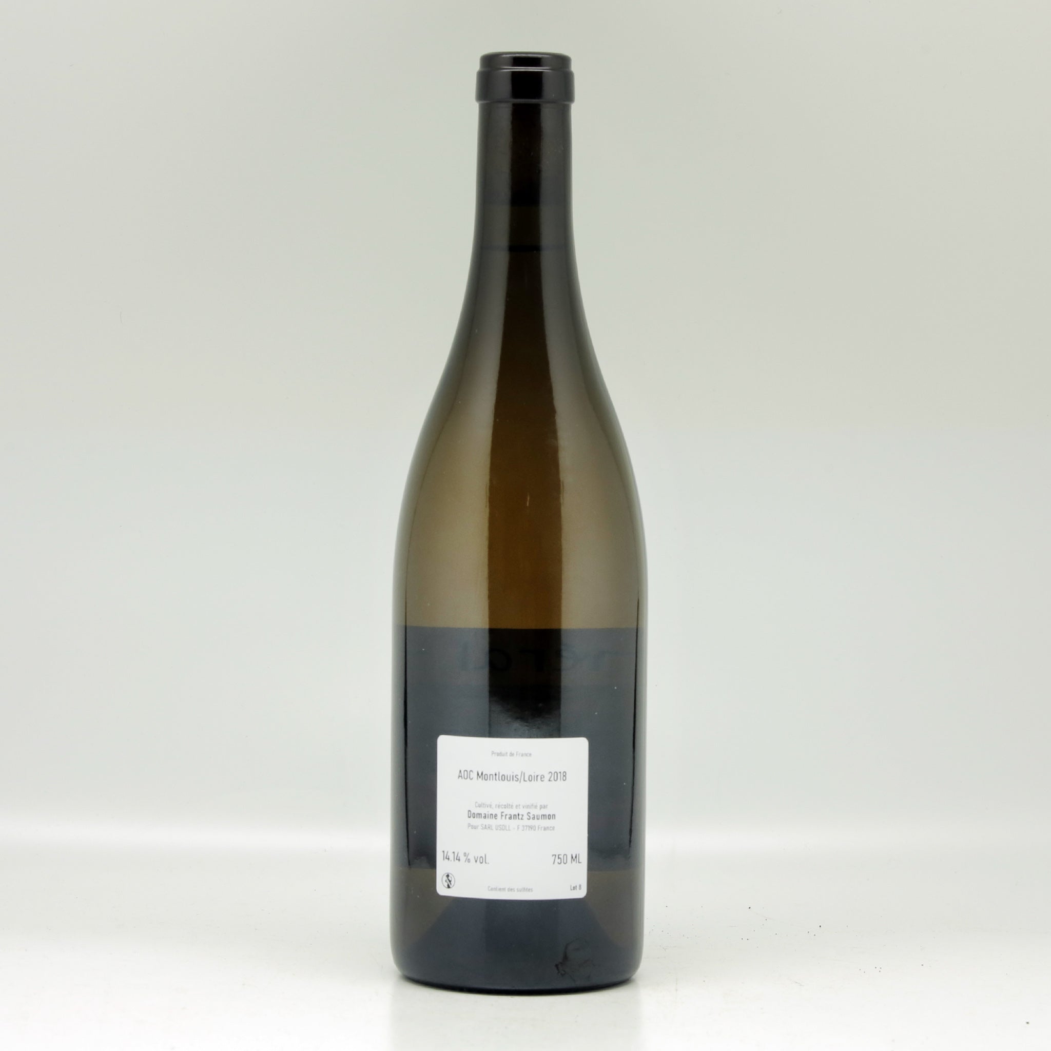 Domaine Frantz Saumon Minéral + Montlouis-sur-Loire 2018 White wine Bottle